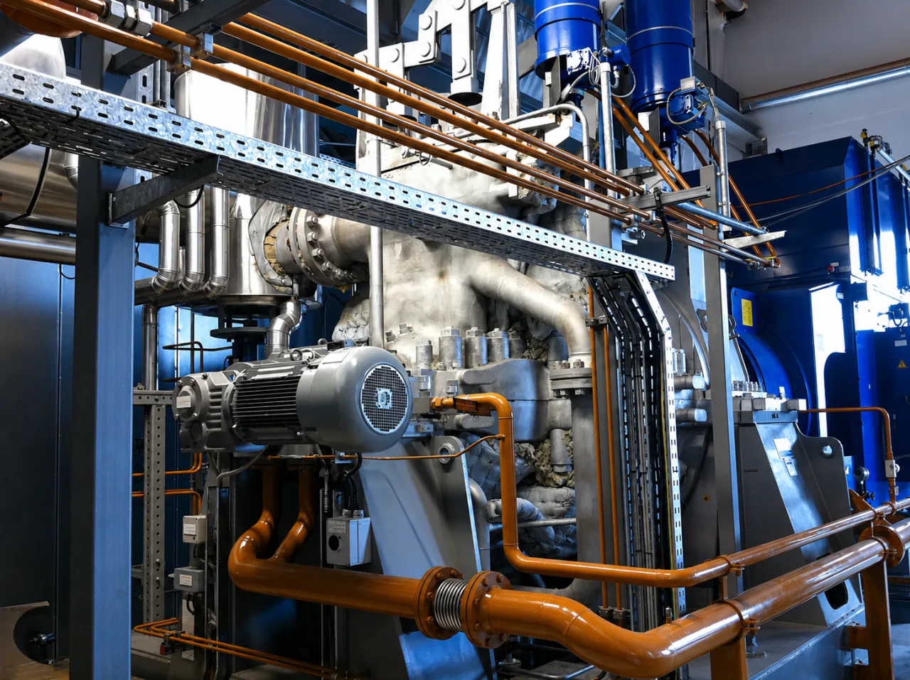 Ungedämmte Turbinenanlage – Referenzpaar 06